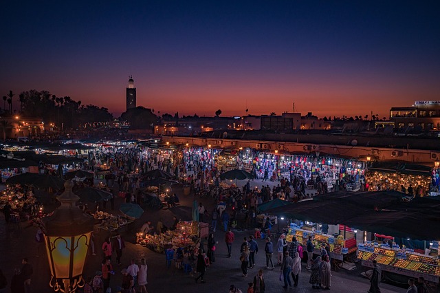 Calle típica de Marrakech